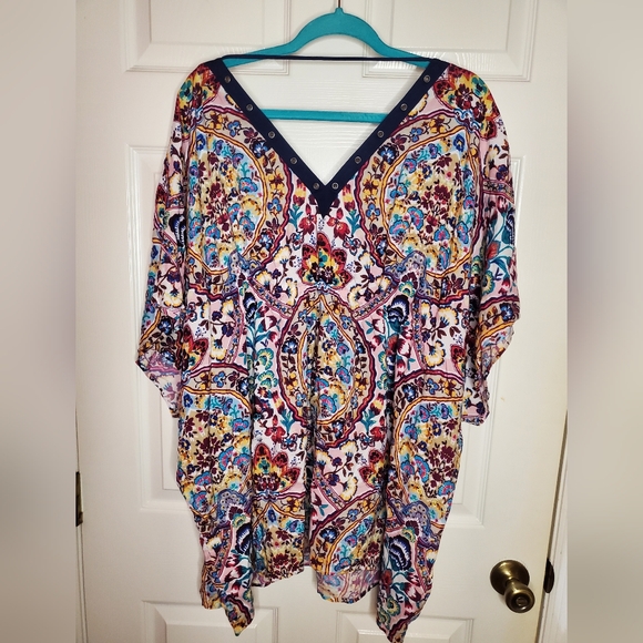 Nanette Lepore Festival Folkloric Coverup NWT - Picture 2 of 2